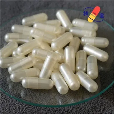 Perleťově bílá kapsle